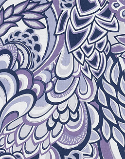 Ткань Duralee Eileen K. Boyd Vol.2 - Pewter, African Violet 21091/95