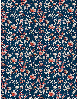 Ткань Trend Navy-Amethyst Prints & Wovens Vol.II 03367/Navy