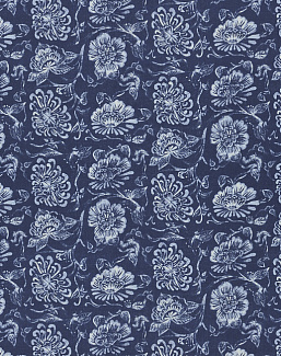 Ткань William Yeoward Indigo Blue FWY2376/01