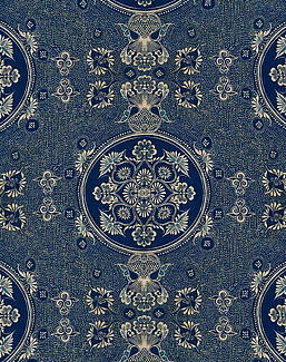 Ткань William Yeoward Indigo Blue FWY2382/01