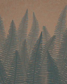 Панно и фотообои Italreflexes Macro Fern-005/Copper