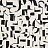 Ткань Thevenon 654 Dots/Letters 2400713