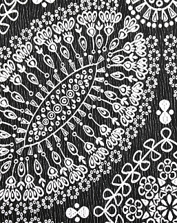 Ткань Clarke & Clarke Black + White F0879/01