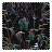 Ткань Witch & Watchman Fabric collection Folia Dark Fabric