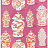 Обои Stroheim Dana Gibson Canton/Pink Orange