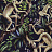 Обои Mokum The Royal Menagerie 13095/514/Monkey Business W/P/Midnight