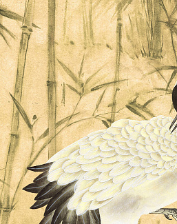 Панно и фотообои Paul Montgomery Studio Complete Collection Bamboo and Cranes Sepia