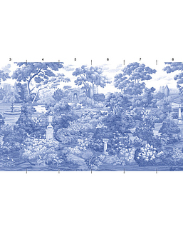Панно и фотообои Paul Montgomery Studio Complete Collection Blue Garden Blue