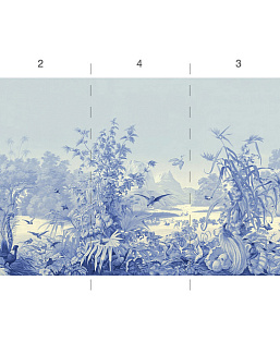 Панно и фотообои Paul Montgomery Studio Complete Collection Brazil Cyan