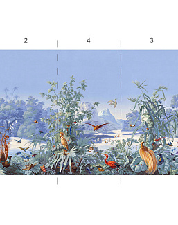 Панно и фотообои Paul Montgomery Studio Complete Collection Brazil Cyan Sky