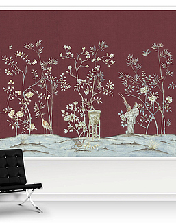 Панно и фотообои Paul Montgomery Studio Complete Collection Chai Wan Claret