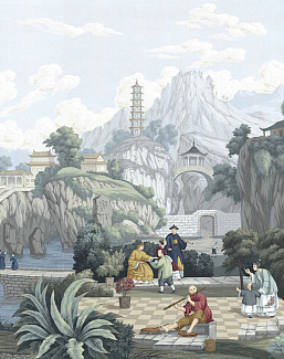 Панно и фотообои Paul Montgomery Studio Complete Collection Great China/Cyan