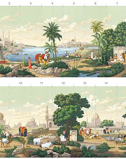 Панно и фотообои Paul Montgomery Studio Complete Collection India/Antiqued