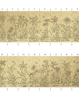 Панно и фотообои Paul Montgomery Studio Complete Collection Trevarez Toille Gold