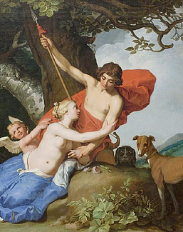 Панно и фотообои Affresco Фрески и фотообои Abraham Bloemaert Venus and Adonis