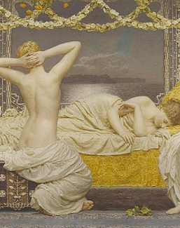 Панно и фотообои Affresco Фрески и фотообои Albert Joseph Moore A Summer Night