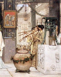 Панно и фотообои Affresco Фрески и фотообои Alma Tadema Das Fest der Weinlese anagoria