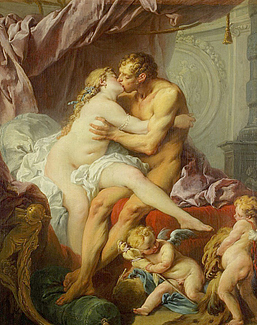 Панно и фотообои Affresco Фрески и фотообои Francois Boucher Hercules and Omphale