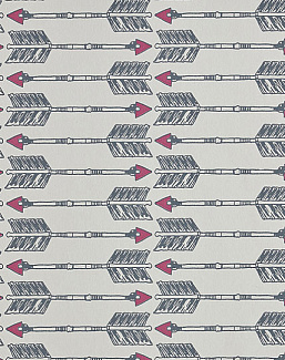 Обои Barneby Gates Book vol.4 BG1600101/Arrows/Charcoal/Pink