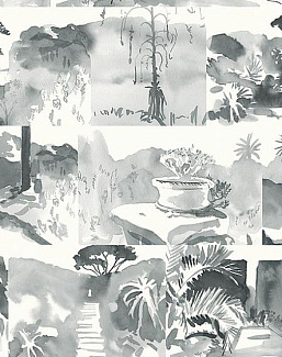 Панно и фотообои Paint & Paper Library Tresco Abbey Gardens Paris Rooftops