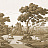 Обои Paul Montgomery Studio Melange Series English Mural Sepia