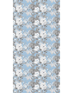 Обои Nicolette Mayer Regence Redux Les Fleurs/Perlblau Toile