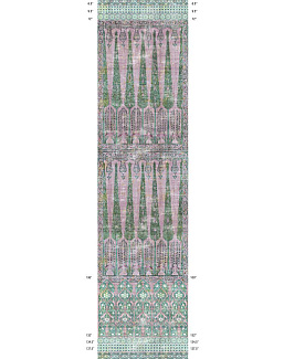 Обои Nicolette Mayer Ottoman Fantasy Topkapi Garden/Green Pink