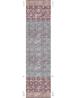Обои Nicolette Mayer Ottoman Fantasy Iznik Overdye/Turquoise Red