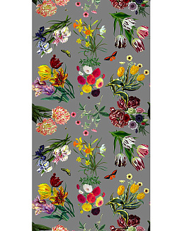 Обои Nicolette Mayer Royal Delft Flora-Fauna-Gray
