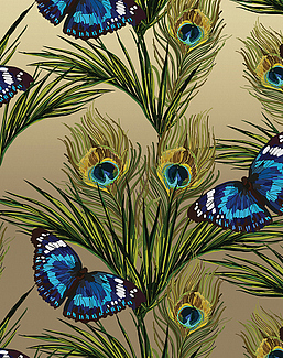 Панно и фотообои Yo2 Tropical Screens TS1.02/Gold