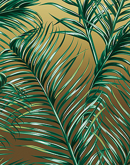Панно и фотообои Yo2 Luminous Palms LP1.01/Gold