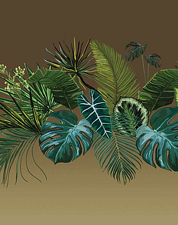 Панно и фотообои Yo2 Luminous Palms LP1.03/Gold