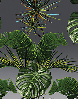 Панно и фотообои Yo2 Luminous Palms LP1.04/Silver