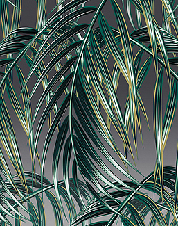 Панно и фотообои Yo2 Luminous Palms LP1.05/Silver
