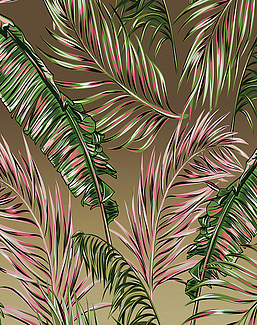 Панно и фотообои Yo2 Luminous Palms LP1.06/Gold