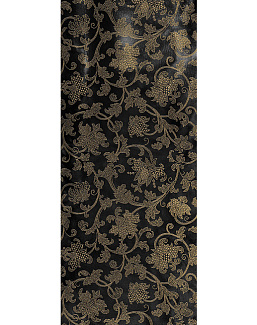 Обои Zuber Broderies 380/Noir/Serti Bronze