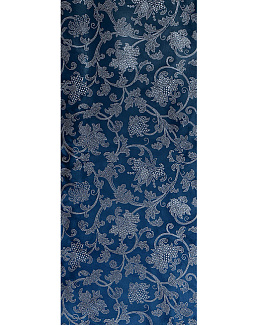 Обои Zuber Broderies 380/Bleu/Serti Argent