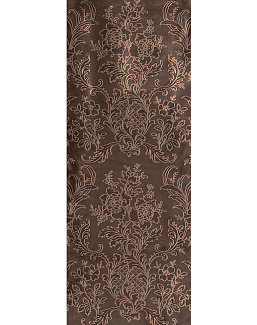 Обои Zuber Broderies 516/Puce/Serti Cuivre