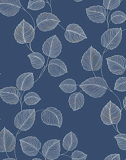 Обои Paper & Ink Navy, Grey & White BL70112