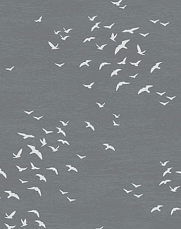 Обои Paper & Ink Navy, Grey & White BL70408