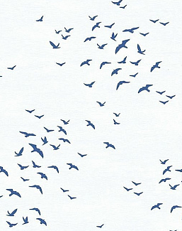 Обои Paper & Ink Navy, Grey & White BL70422