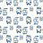 Обои Paper & Ink Navy, Grey & White BL70802