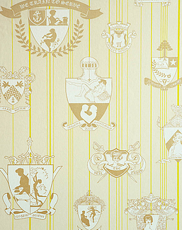 Обои Barneby Gates Book vol.1 BG0100202/Carpe Noctem/Lime/Gold