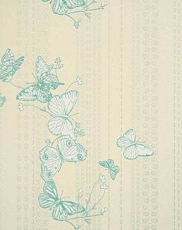 Обои Barneby Gates Book vol.1 BG0100302/Bugs and Butterflies/Iсe Blue