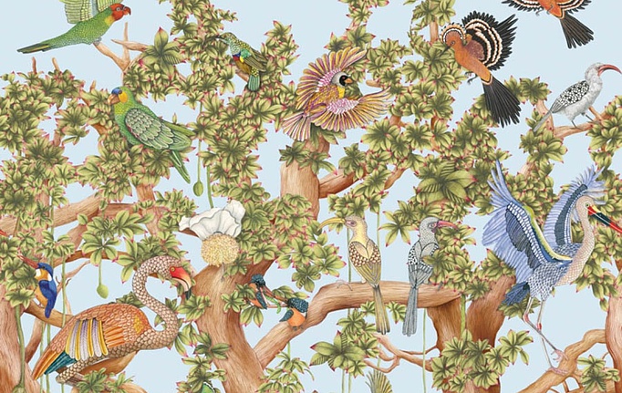 Английские обои Cole & Son, коллекция Ardmore Baobab, артикул 129/1003