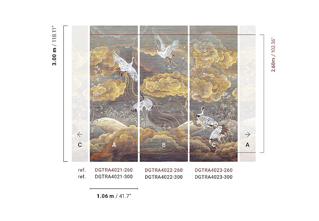 Панно и фотообои Khroma Traces DGTRA4021-260