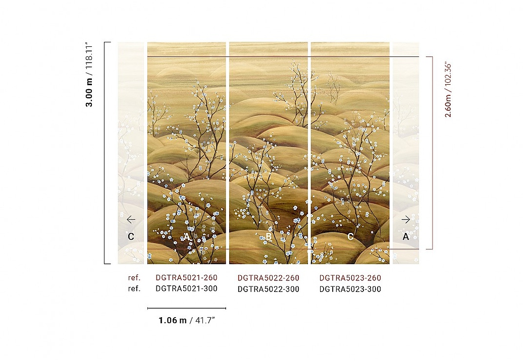 Панно и фотообои Khroma Traces DGTRA5021-260