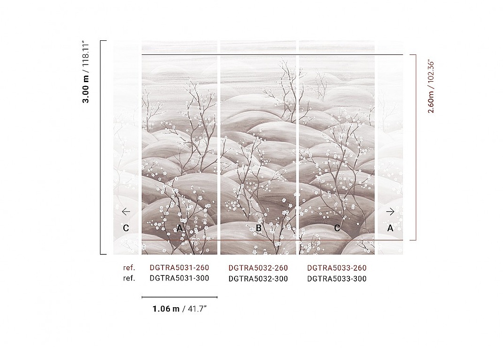Панно и фотообои Khroma Traces DGTRA5032-260