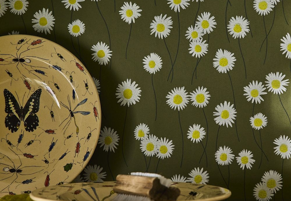 Обои Little Greene In the Garden 0234MDOLIVE