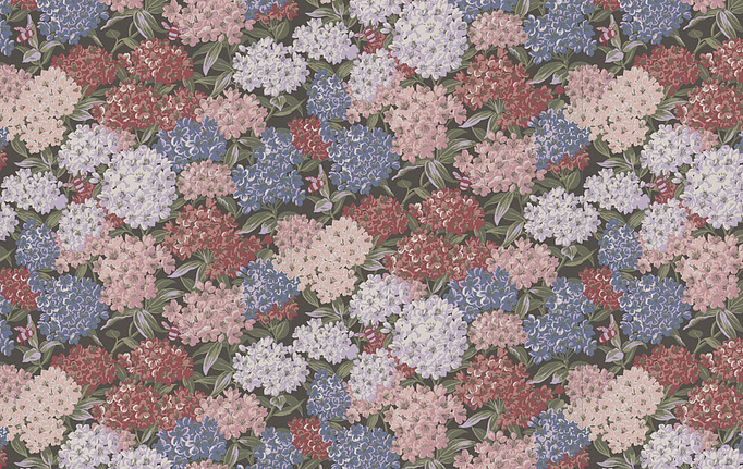 Английские обои Little Greene, коллекция In the Garden, артикул 0234RWINVIS